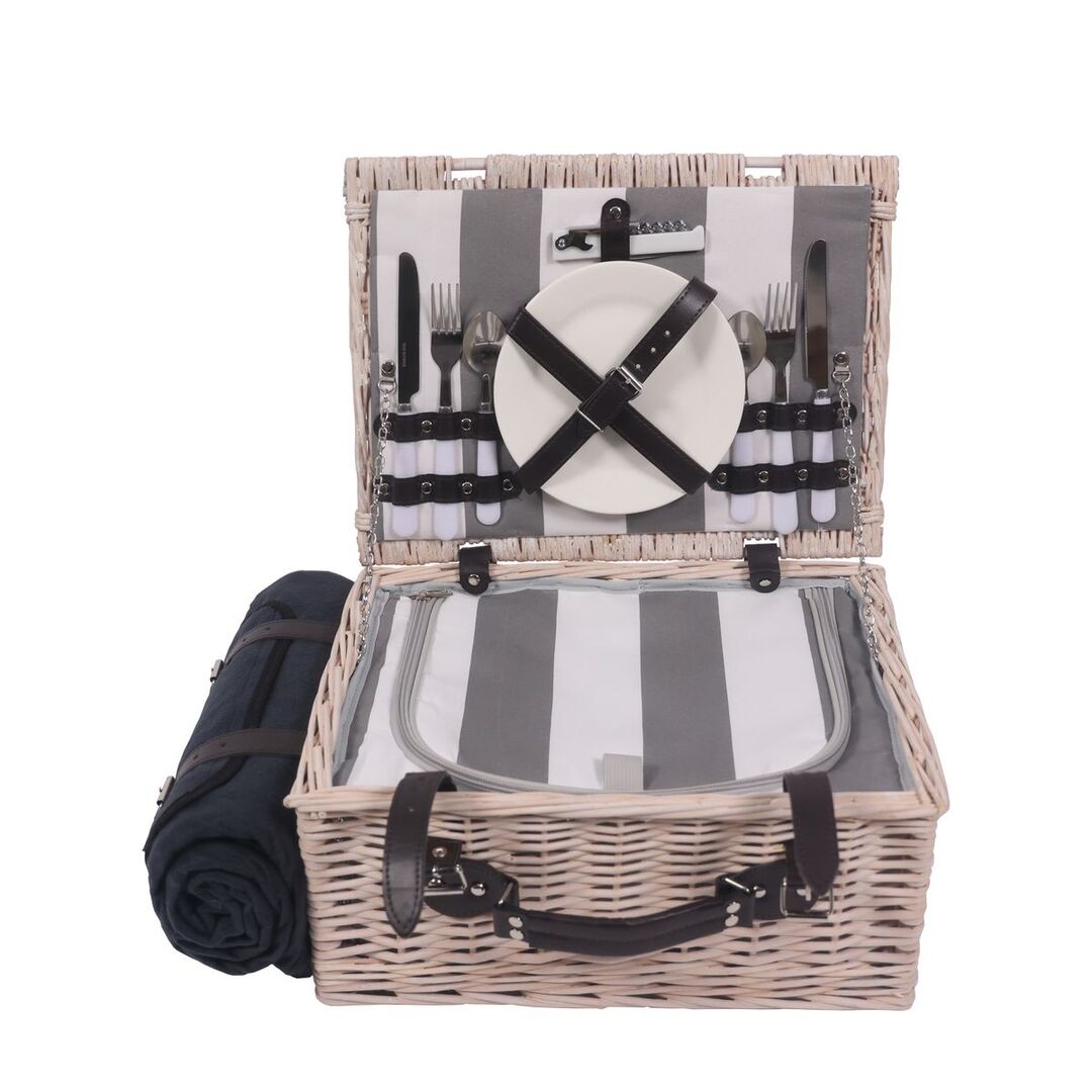Picnic basket Kit for 2 people 40 x 30 x 19 cm